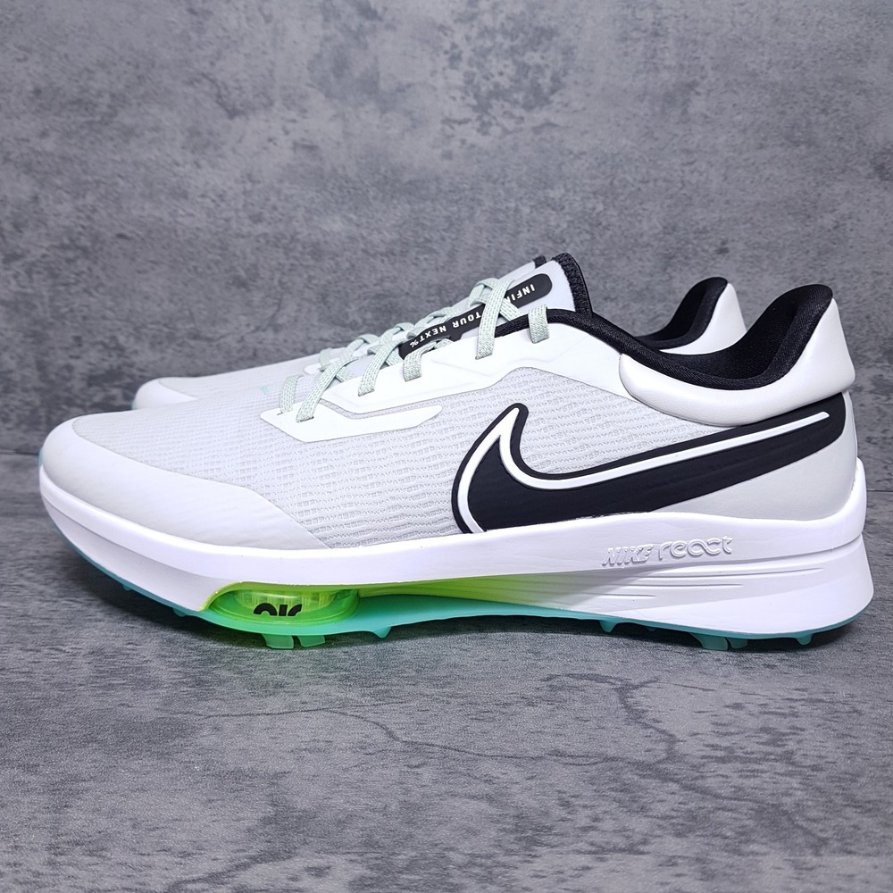 NIKE Air Zoom Infinity Tour Golf Shoes Mens Size 14 White Emerald DC5221-001